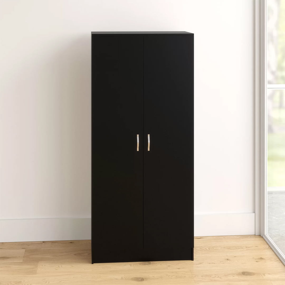 Alina 2 Door Wardrobe – Black