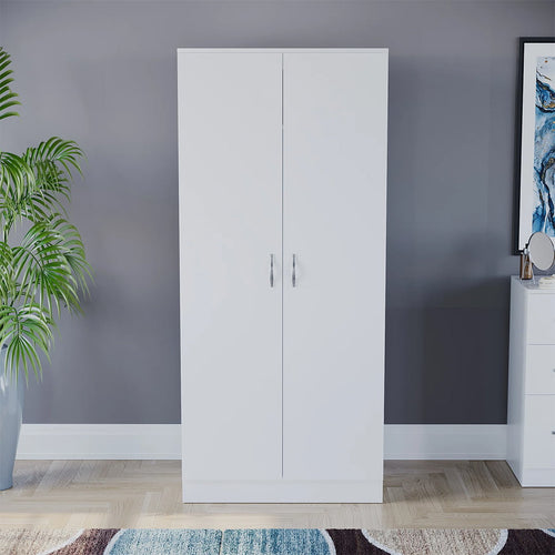 Alina 2 Door Wardrobe – White