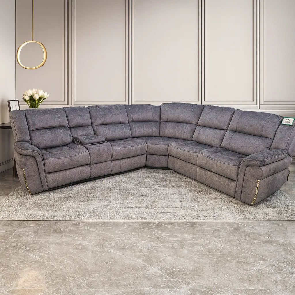 Berlin Leather Recliner Sofa – view 2