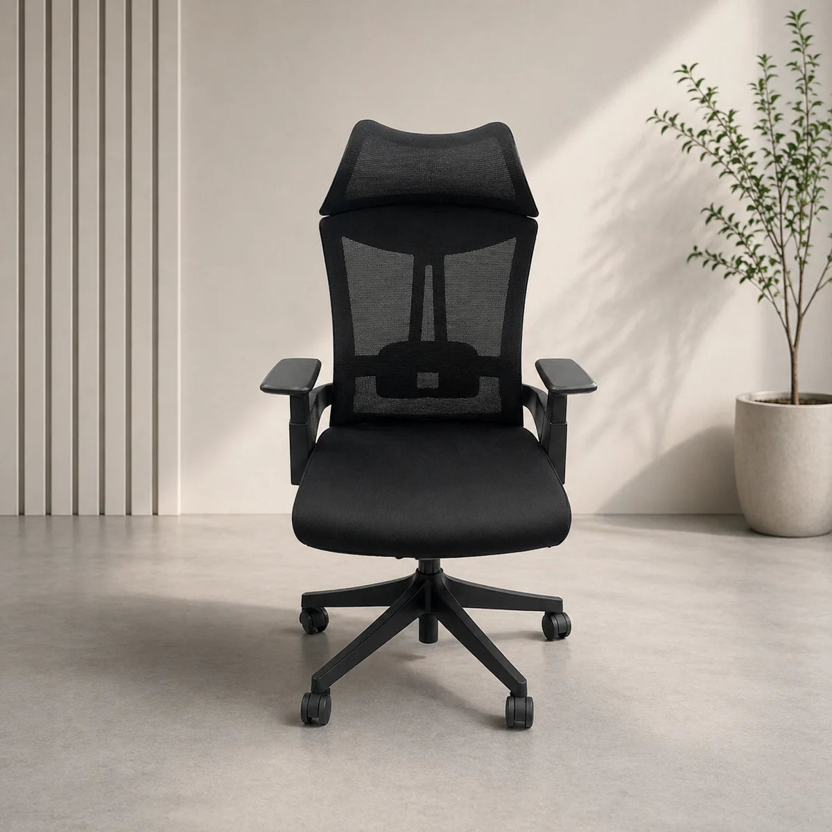 Ergonomic Black Mesh Office Chair – view 4