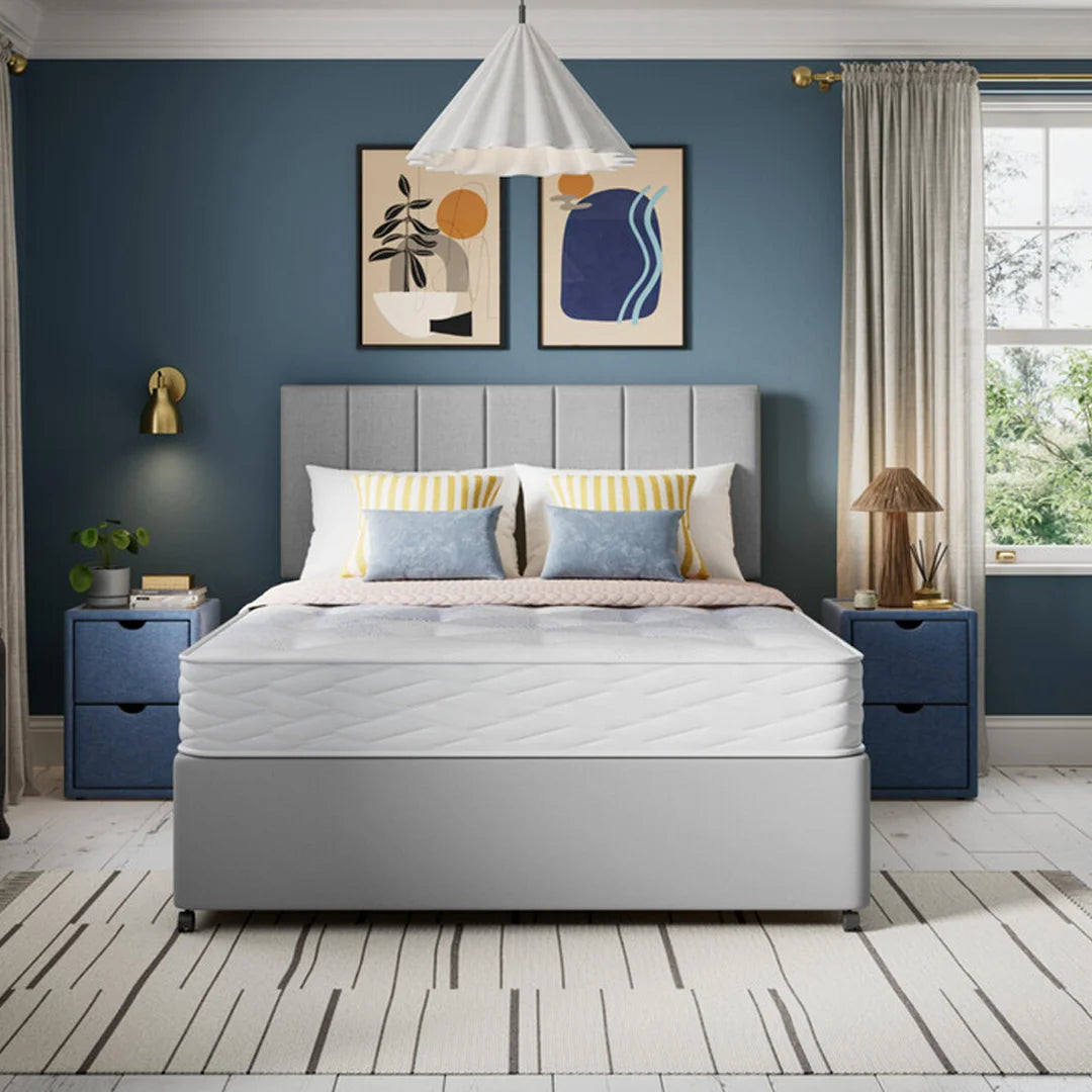 Divan Bed with Super Orthopaedic Mattress and Headboard