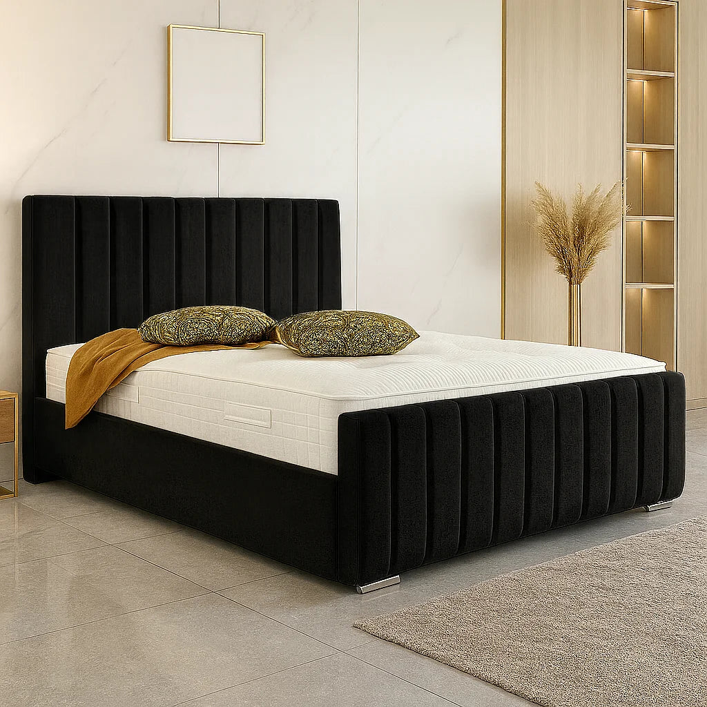 Florence Platform Bed Frame – Black
