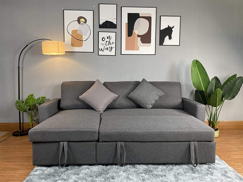 3 Seater Regal Ottoman Corner Sofa Bed – view 2