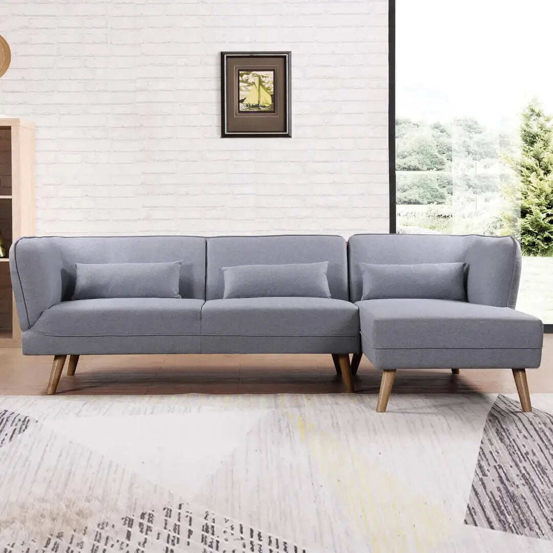 Coventry Fabric 3 Seater Corner Sofa