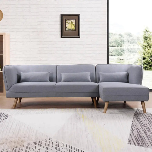 Coventry Fabric 3 Seater Corner Sofa