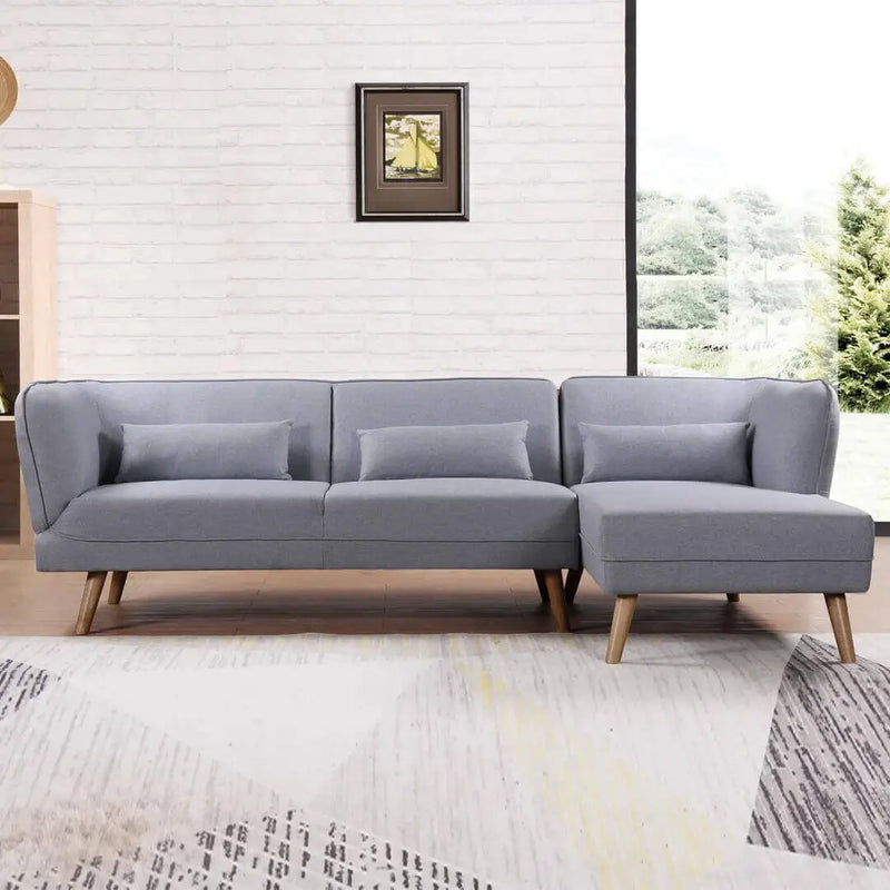 Coventry Fabric 3 Seater Corner Sofa