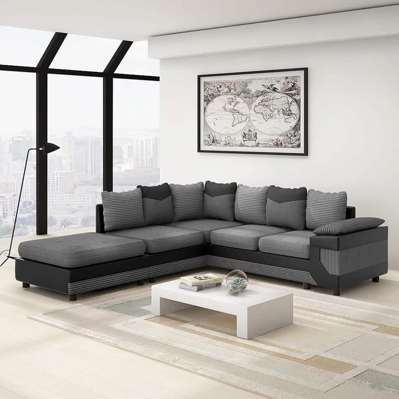 Dino Jumbo Cord Corner Sofa