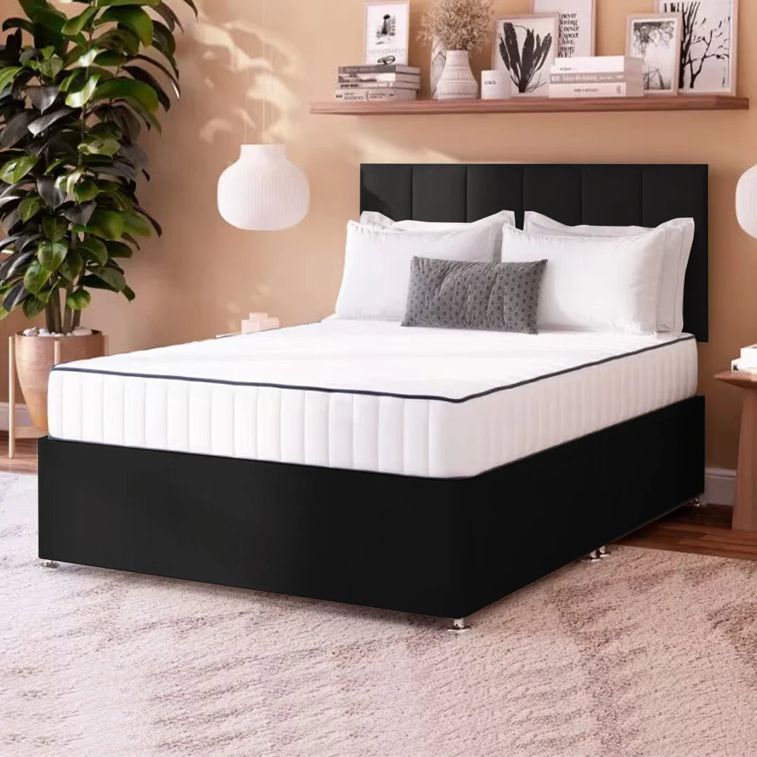 Divan bed – black